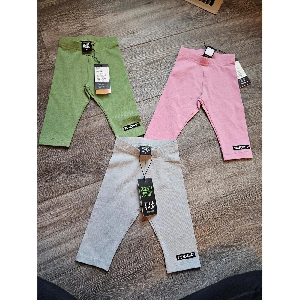 viller valla baby girl‎ organic cotton pants 3 mos